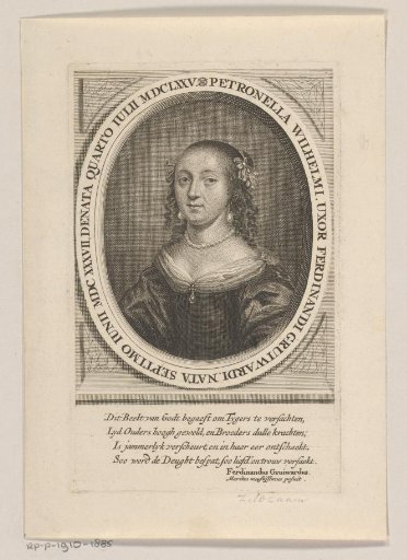 Portrait of Petronella Wilhelmi
