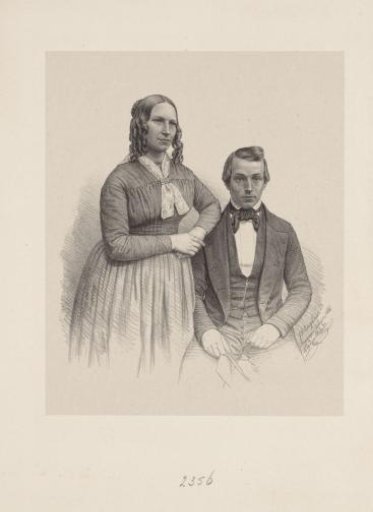 Portrait of Van Heusden and his wife