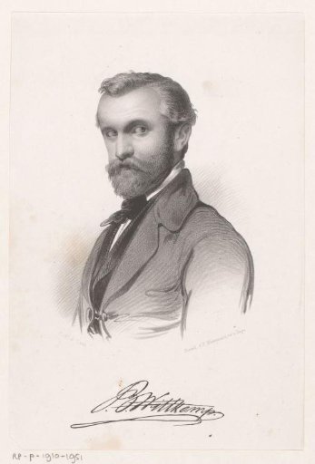 Portrait of Johan Bernhard Wittkamp