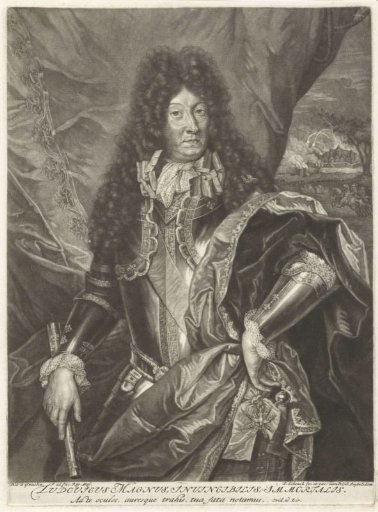 Portrait of the French King Louis XIV