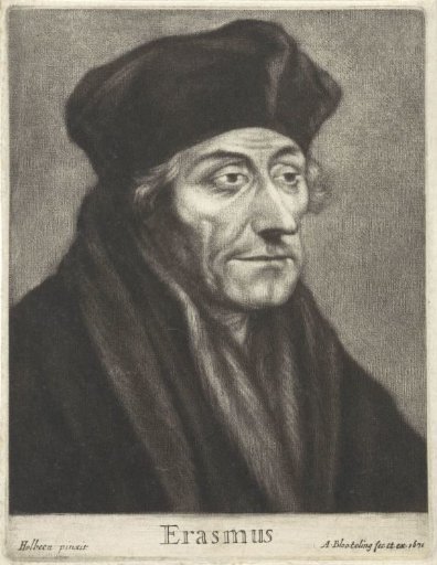 Portrait of Desiderius Erasmus