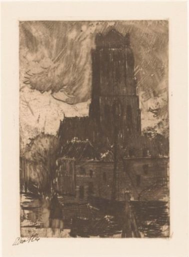 The Great Church or Our Lady's Church in Dordrecht