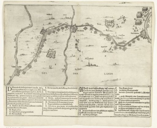 The beginning of the construction of the Fossa Eugeniana, 1626