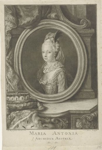 Portrait of Marie-Antoinette, Archduchess of Austria
