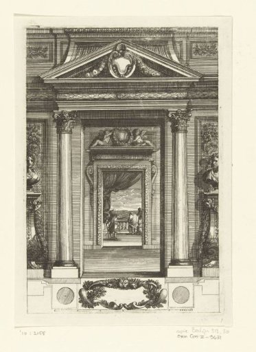 Doorway with a view of a second door