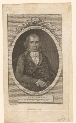 Portrait of James Lackington