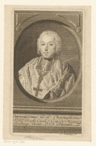 Portrait of Christoph Bartholomäus Anton Migazzi