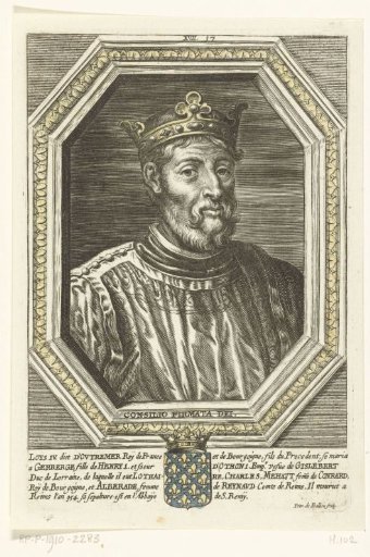 Portrait of King Louis IV of France