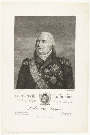 Portrait of Louis XVIII, King of France