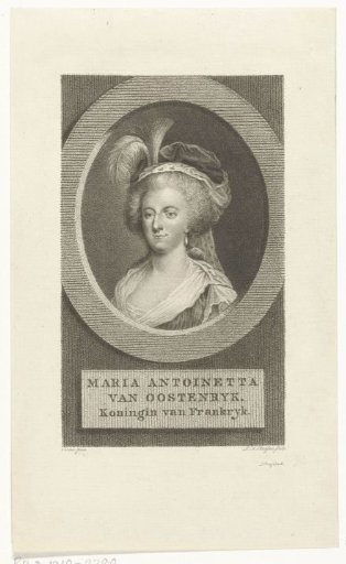 Portrait of Marie Antoinette, Queen of France
