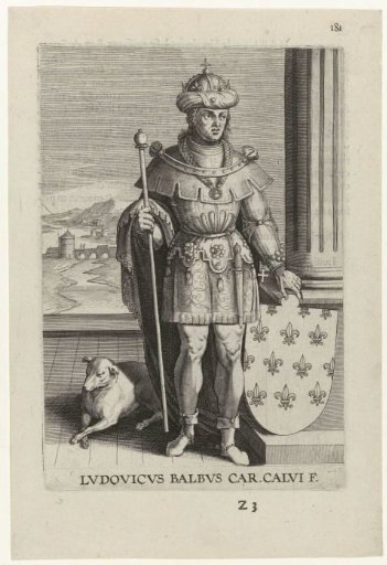 Portrait of Louis the Stammerer