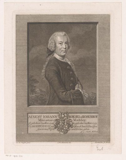 Portrait of August Johann Rösel von Rosenhof