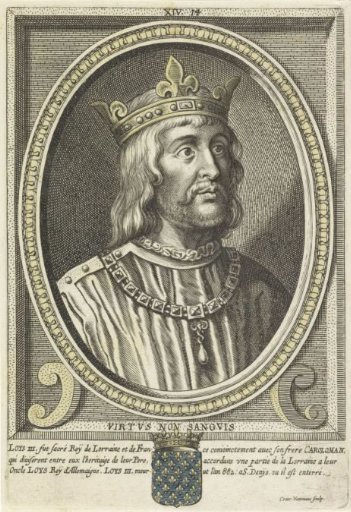 Portrait of Louis III, King of France