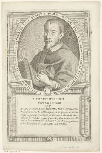Portrait of Guillermo Huges de Avignon, 64th Minister General of the Franciscan Order