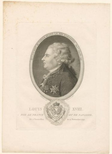 Portrait of Louis XVIII of France