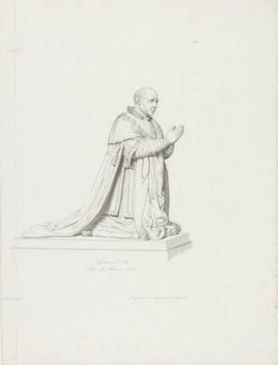 Sculpture of Louis XI, King of France