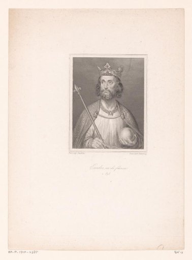 Portrait of Odo I, King of West Francia
