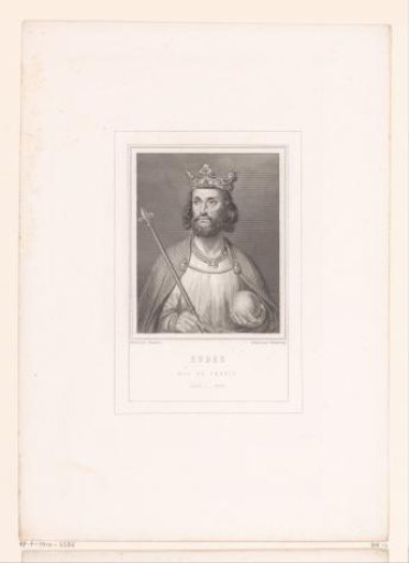 Portrait of Odo I, King of West Francia