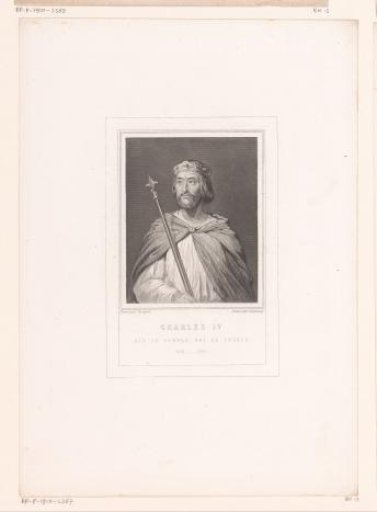Portrait of Charles III the Simple, King of France