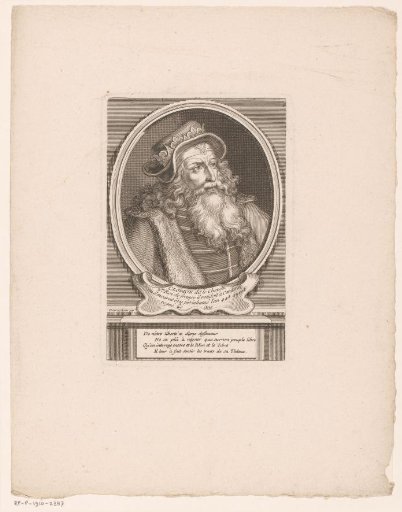 Portrait of Chlodio, king of the Franks