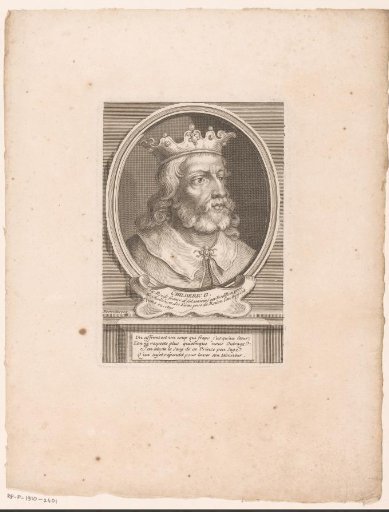 Portrait of Childeric II, king of Austrasia