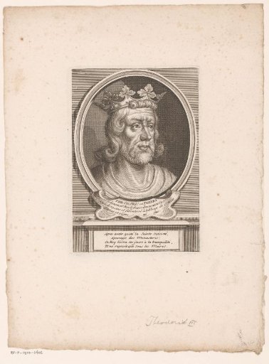 Portrait of King Theuderic III
