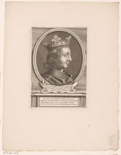 Portrait of Charles IV, king of France