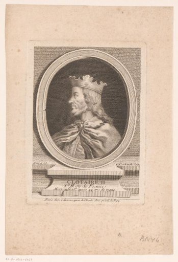 Portrait of Chlothar II of France