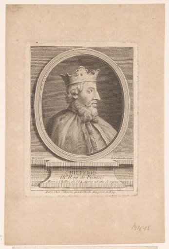 Portrait of Chilperic I of France