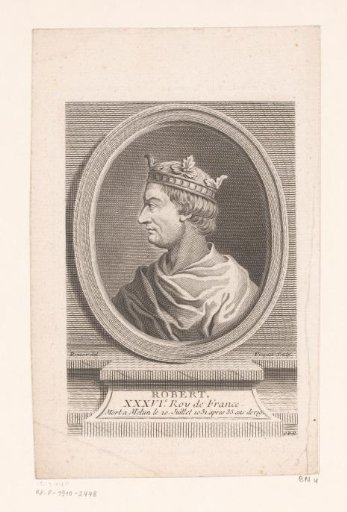 Portrait of Robert II of France