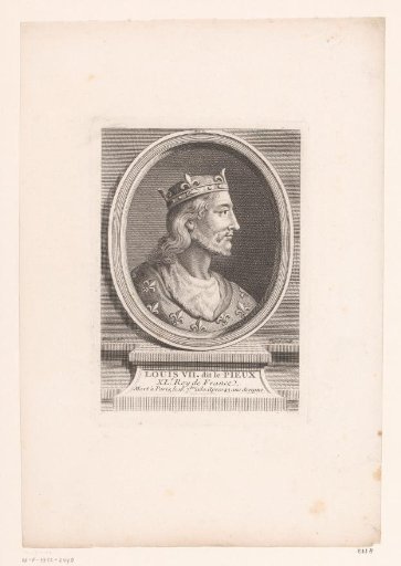 Portrait of Louis VII