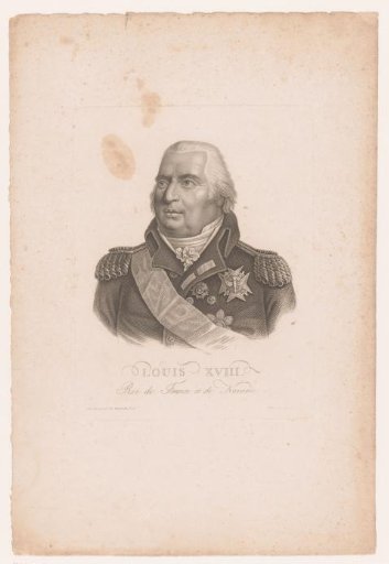 Portrait of Louis XVIII of France