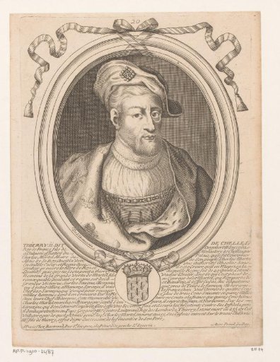 Portrait of Theuderic II