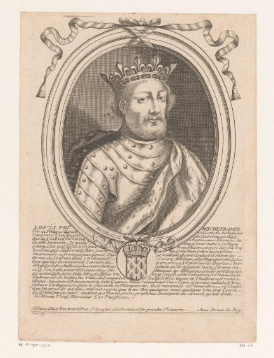 Portrait of Louis VIII, King of France