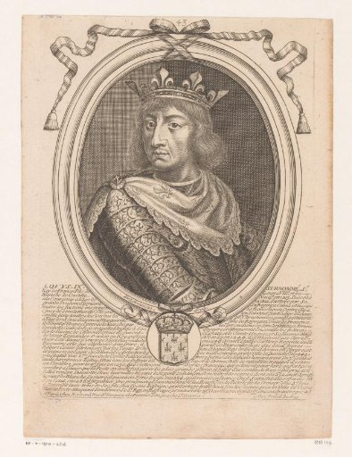 Portrait of Louis IX the Saint, King of France