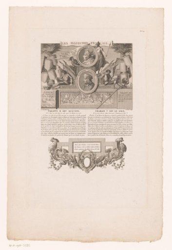 Allegorical Portraits of Philip II and Charles V