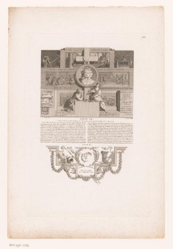Allegorical portrait of Louis IX the Holy