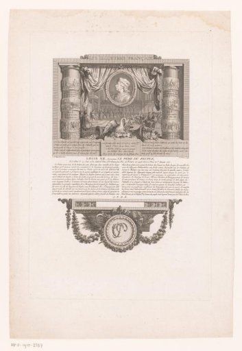 Allegorical portrait of Louis XII