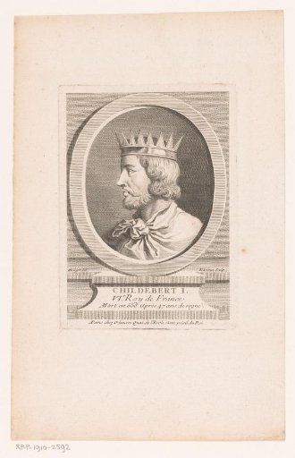 Portrait of Childebert I