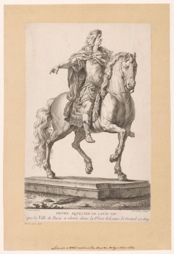 Equestrian Portrait of Louis XIV