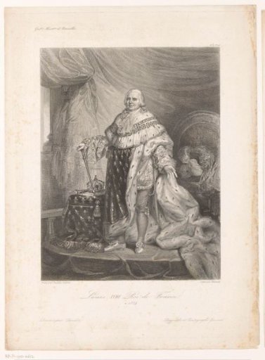 Portrait of Louis XVIII, King of France