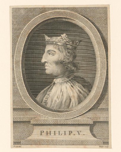 Portrait of Philip V, King of France