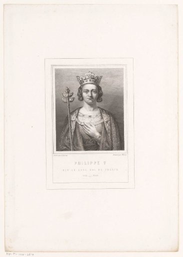 Portrait of Philip V, King of France