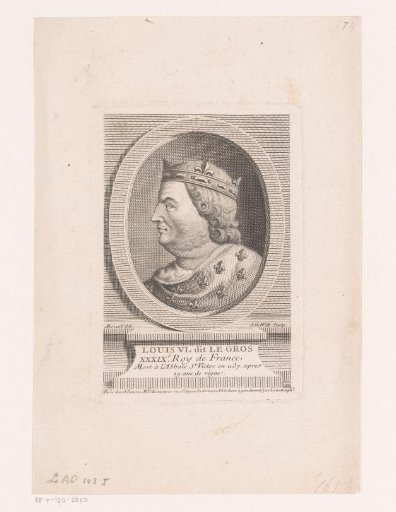 Portrait of Louis VI, King of France