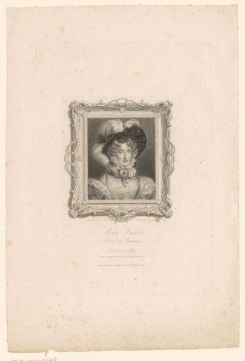 Portrait of Marie Amélie of Bourbon-Sicily