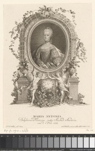 Portrait of Marie-Antoinette of Austria