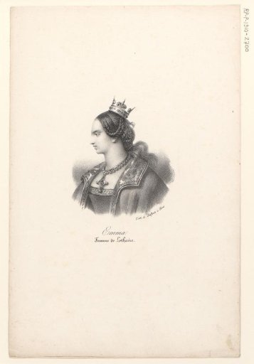 Portrait of Emma of Italy