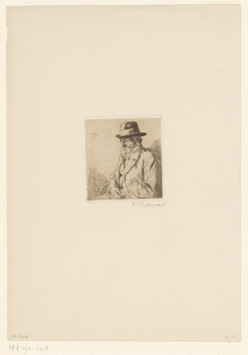Old man seated in a chair