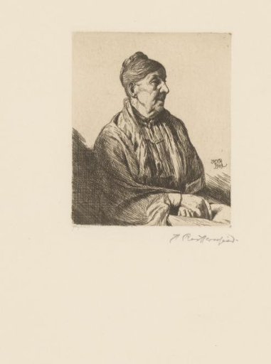 Lady seated in a chair