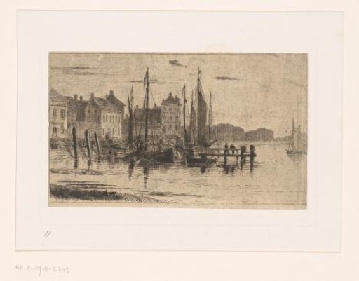Harbour at Temse on the Scheldt